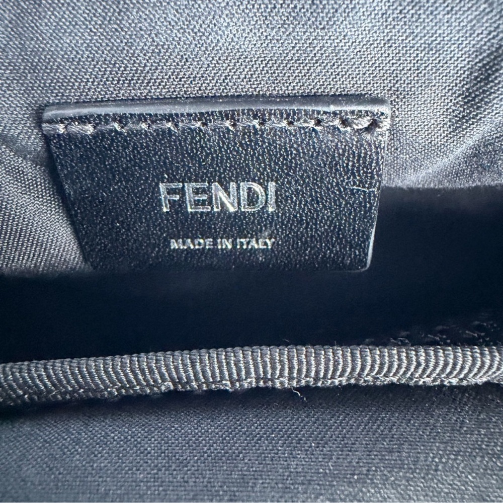 Fendi Black Belt Bag with Red Accent - Picture 13 of 15